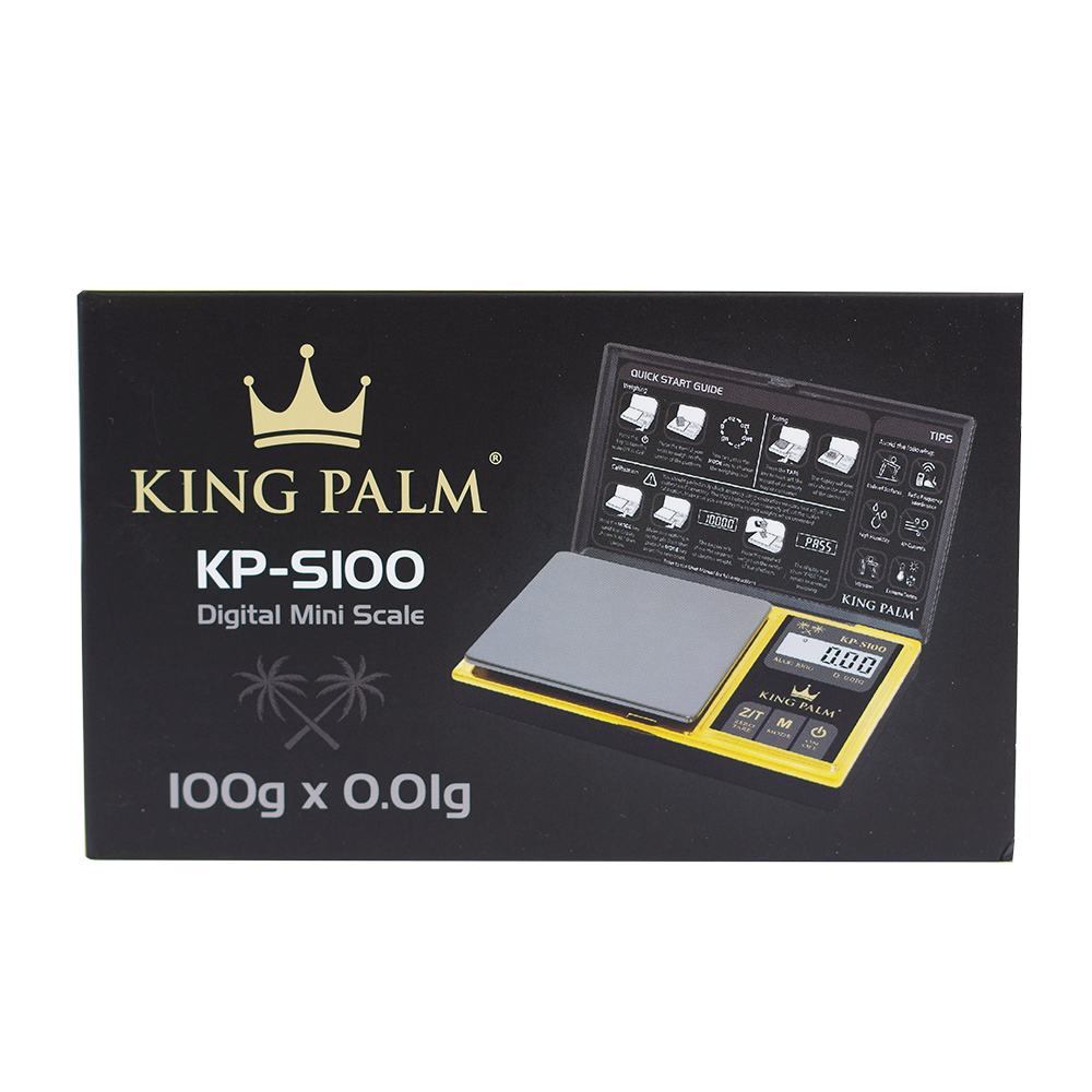 King Palm Digital Mini Scale 100gx0.01g Black & Gold
