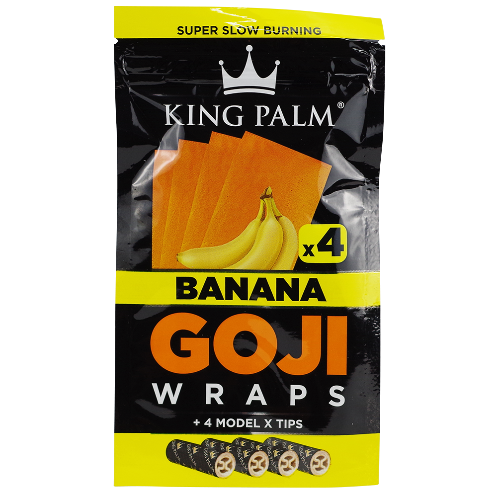 King Palm Goji Wraps 4pk 15 Packs