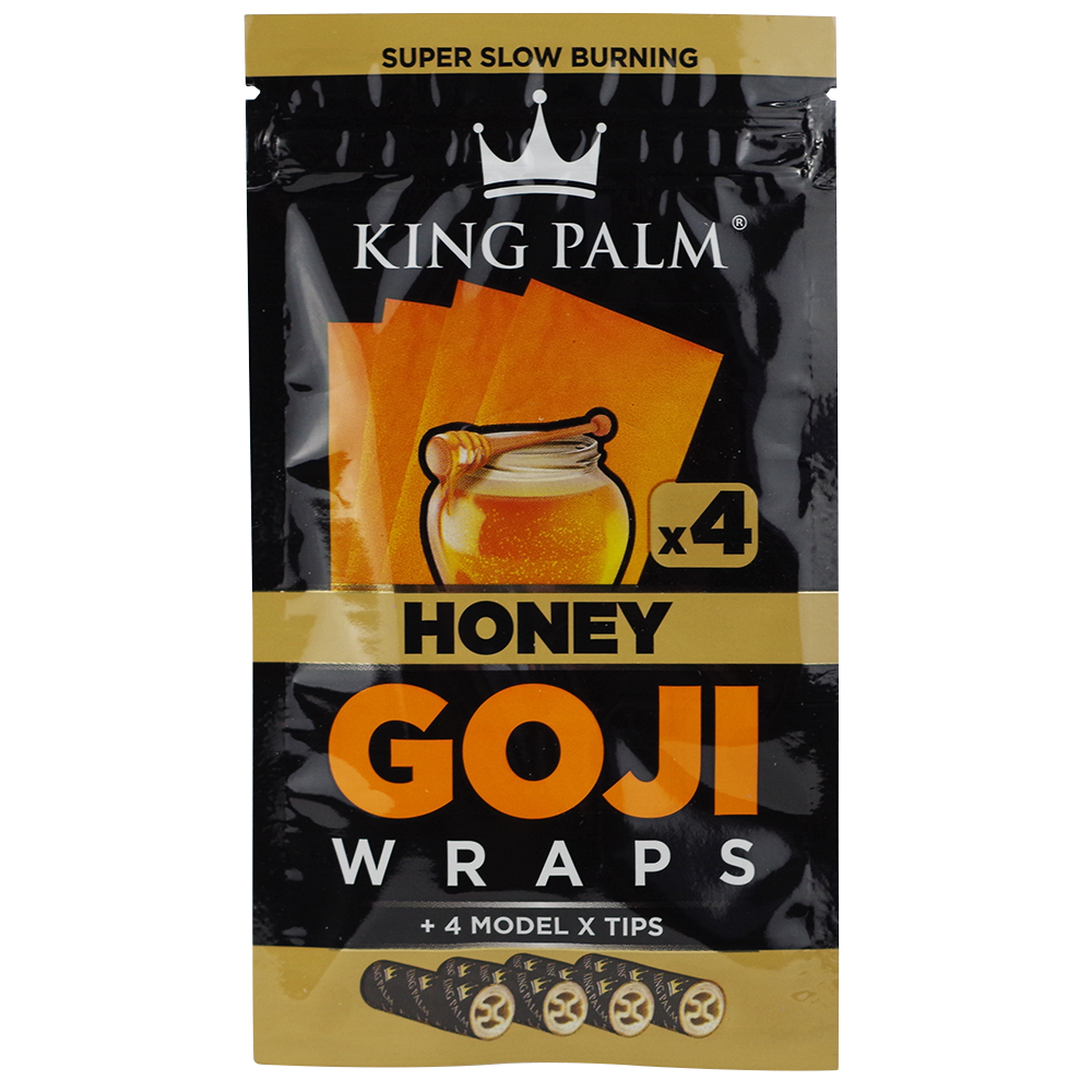 King Palm Goji Wraps 4pk 15 Packs