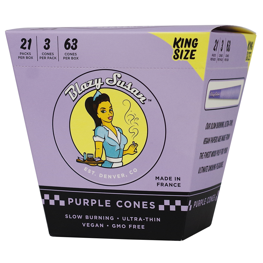 Blazy Susan King Size Purple Cones 21 Packs