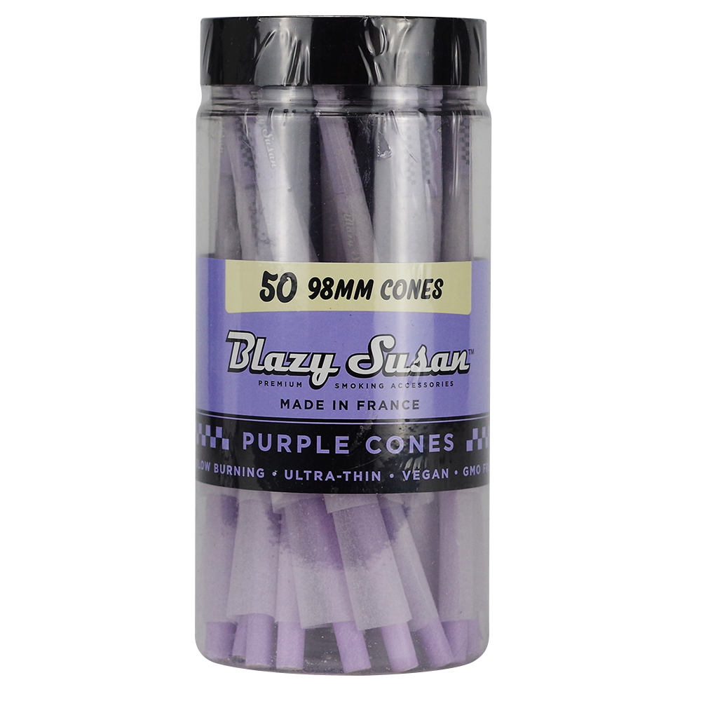 Blazy Susan 98mm Purple Cones 50 Count