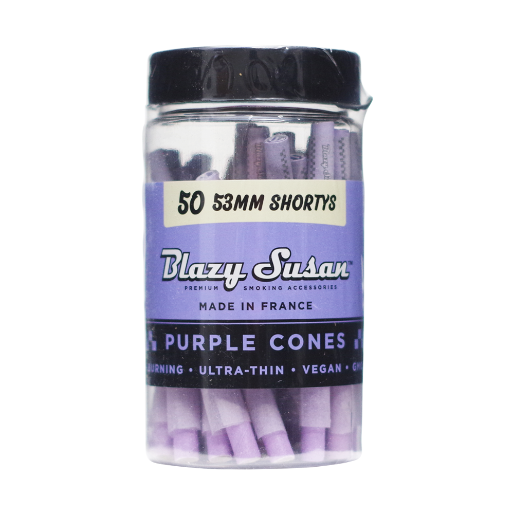 Blazy Susan Purple Cones 53mm Shortys 50ct