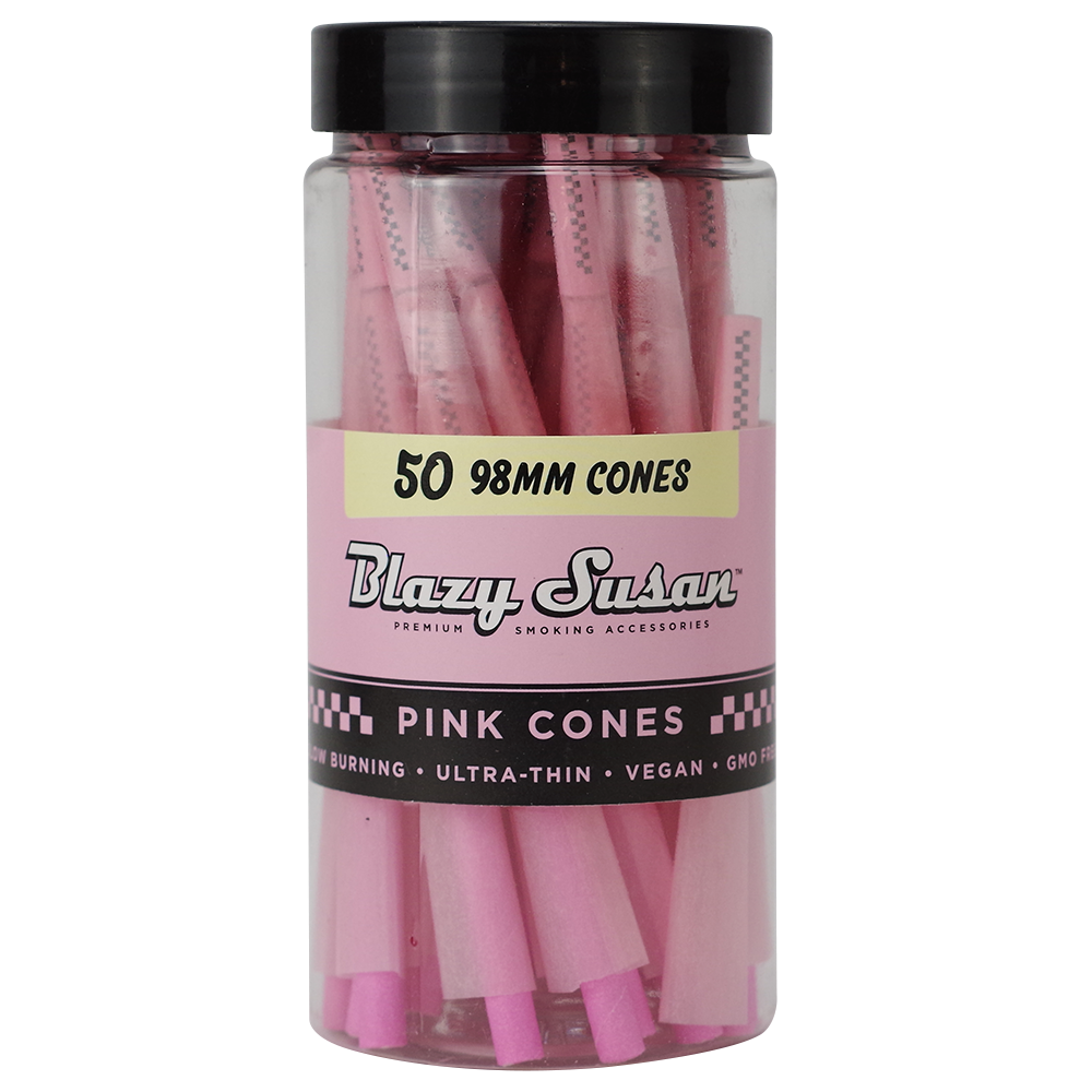 Blazy Susan Pink Cones 98mm 50 Count
