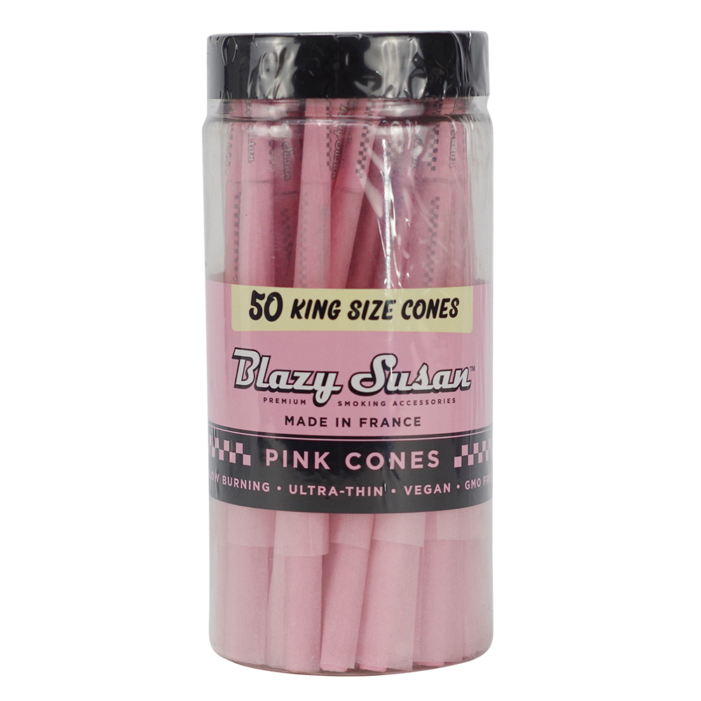Blazy Susan Pink King Size Cones 50 Count