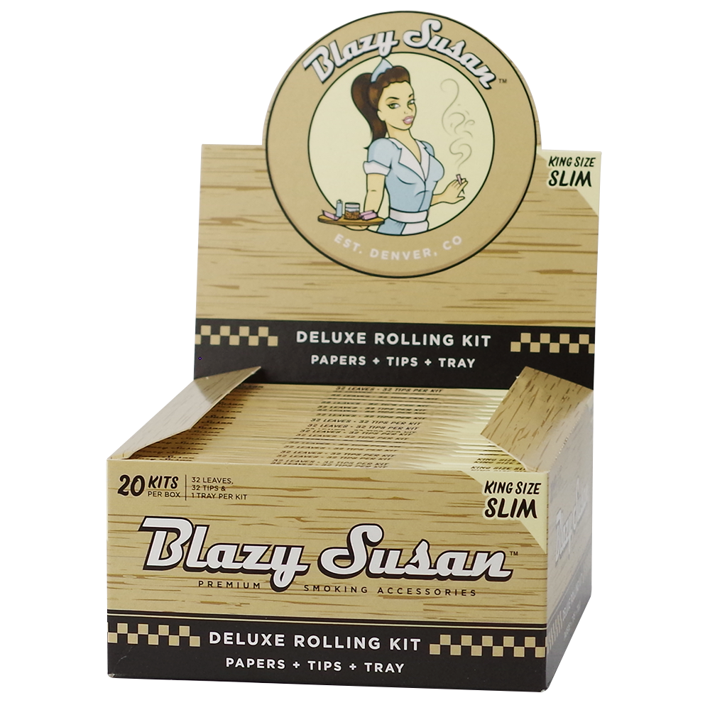 Blazy Susan Deluxe Rolling Papers King Size Slim 20 Booklets