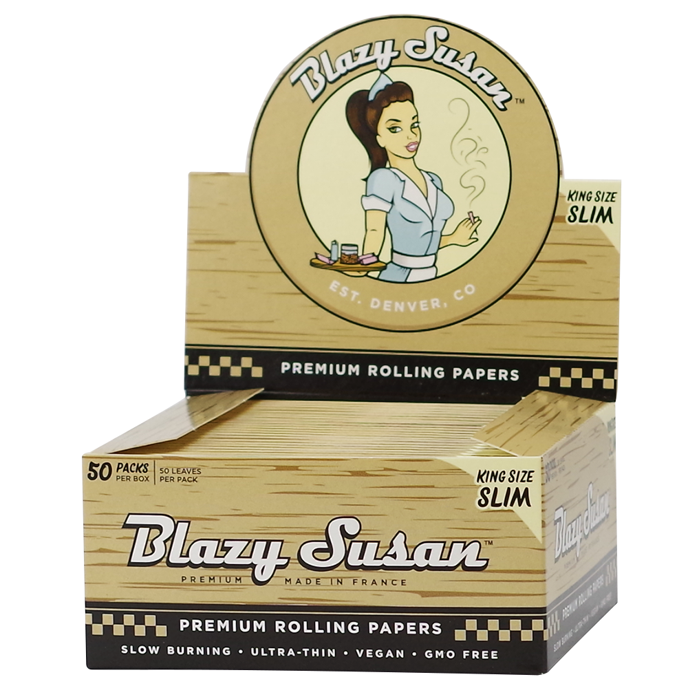Blazy Susan Rolling Papers King Size Slim 50 Booklets