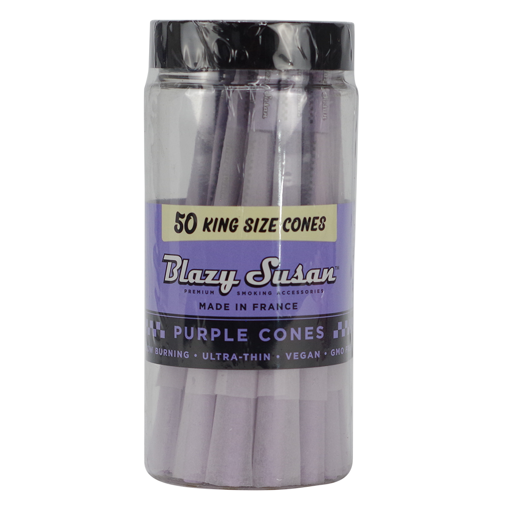 Blazy Susan Purple Cones King Size 50 Count