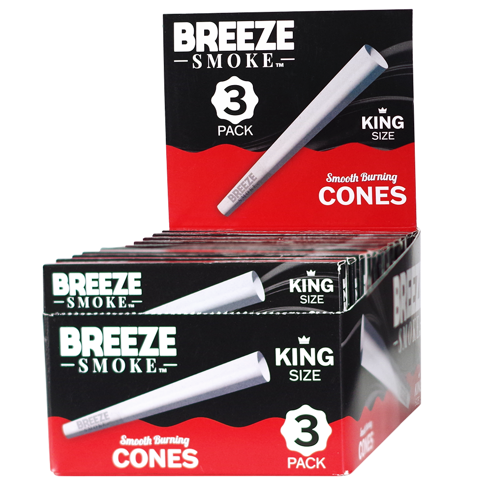 Breeze Smoke Smooth Burning Cones 24 Packs