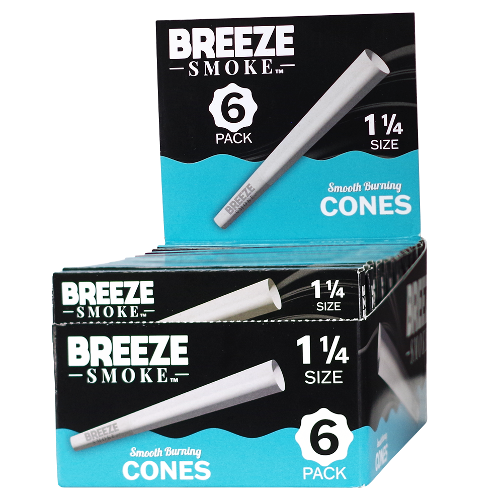 Breeze Smoke Smooth Burning Cones 24 Packs