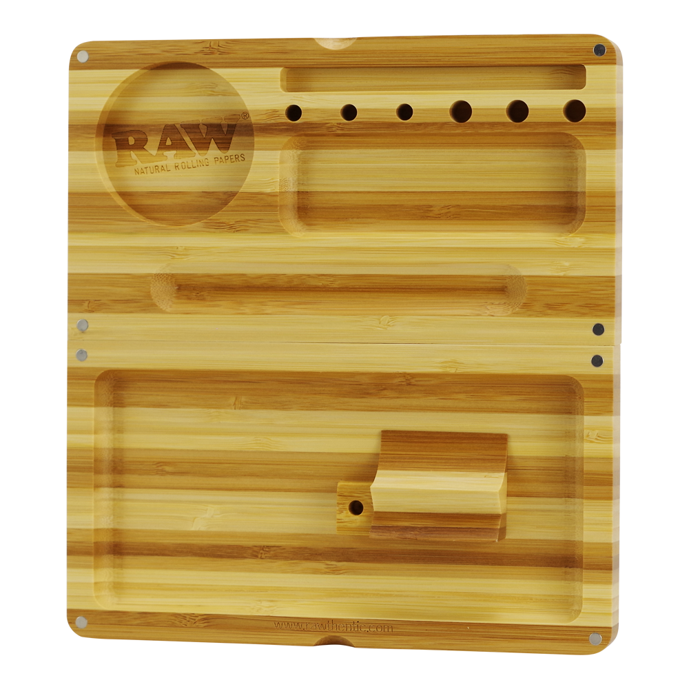 RAW Backflip Rolling Tray Special Edition Striped Bamboo