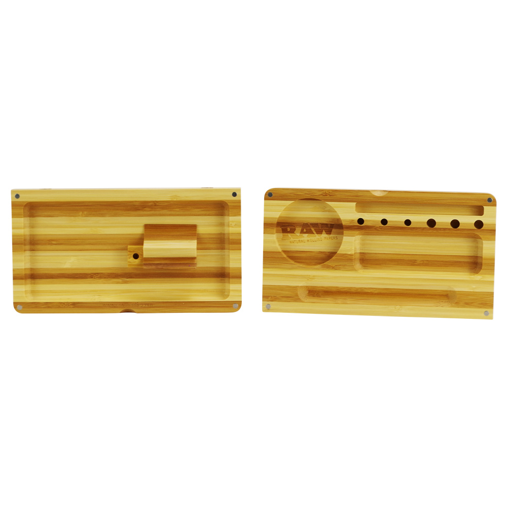 RAW Backflip Rolling Tray Special Edition Striped Bamboo