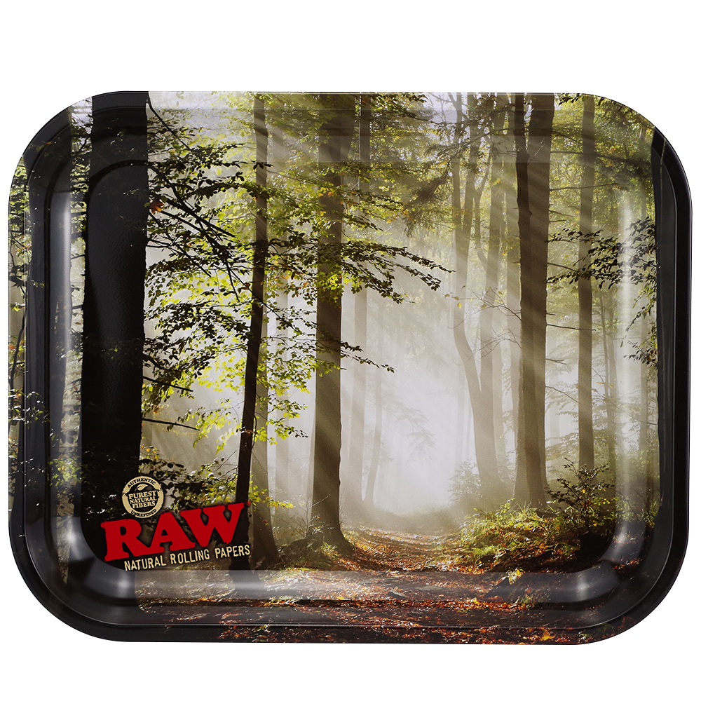 RAW Mini Rolling Tray Smokey Forest