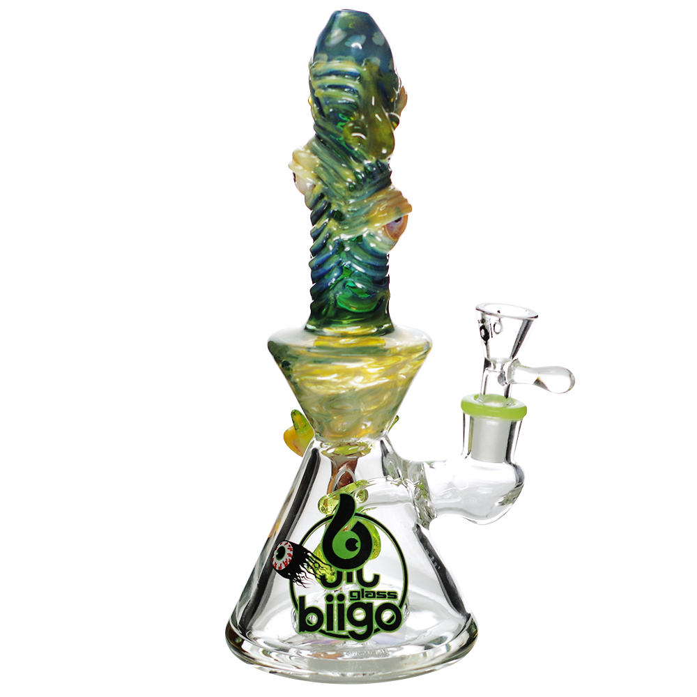 Biigo Glass 9.5" Water Pipe Eye Drip Perc Design
