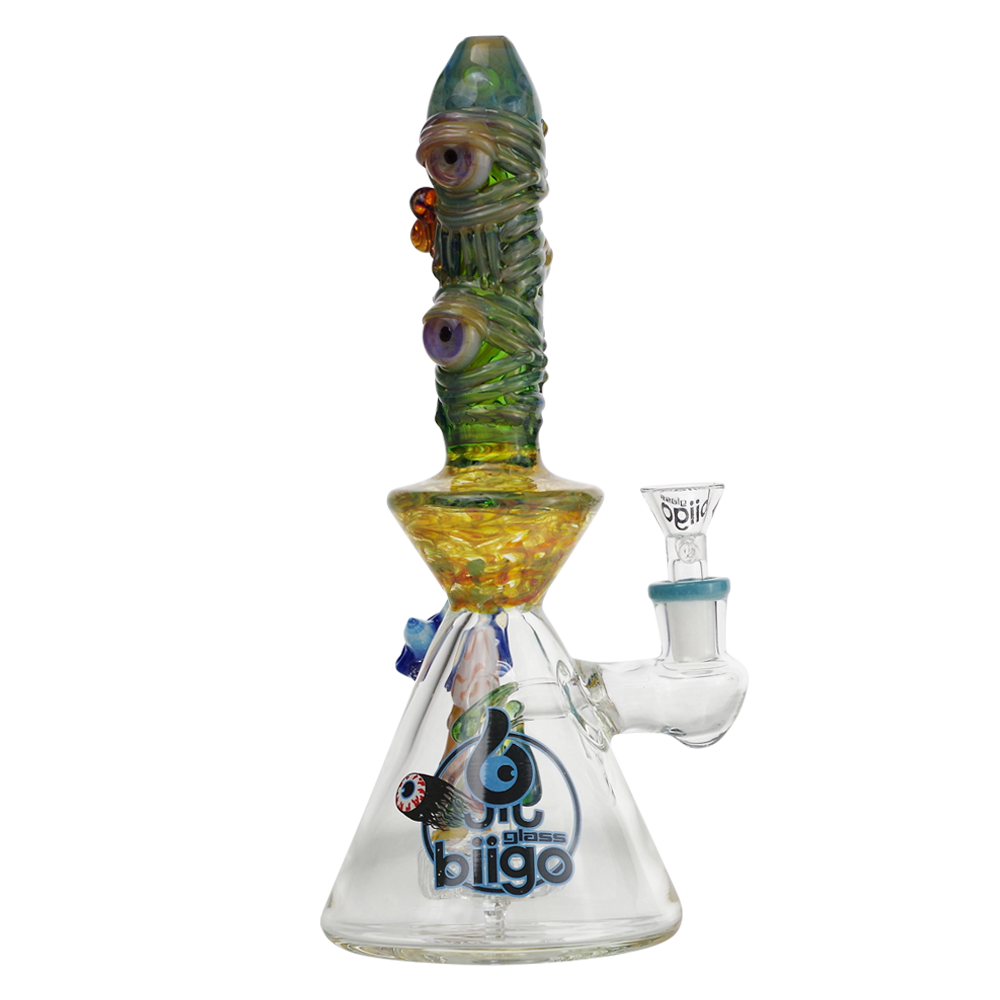 Biigo Glass 11" Water Pipe Monster Eye Design