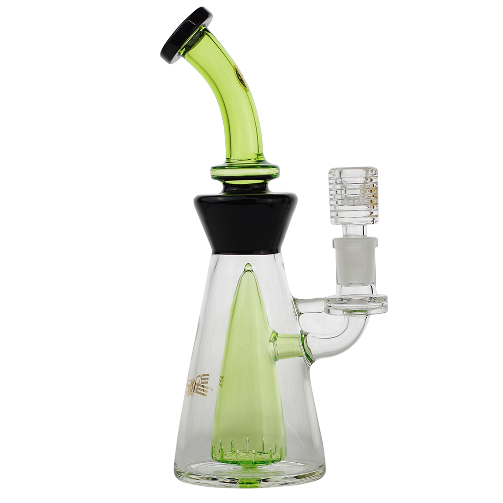 Bougie Glass 9" Water Pipe With Cone Perc