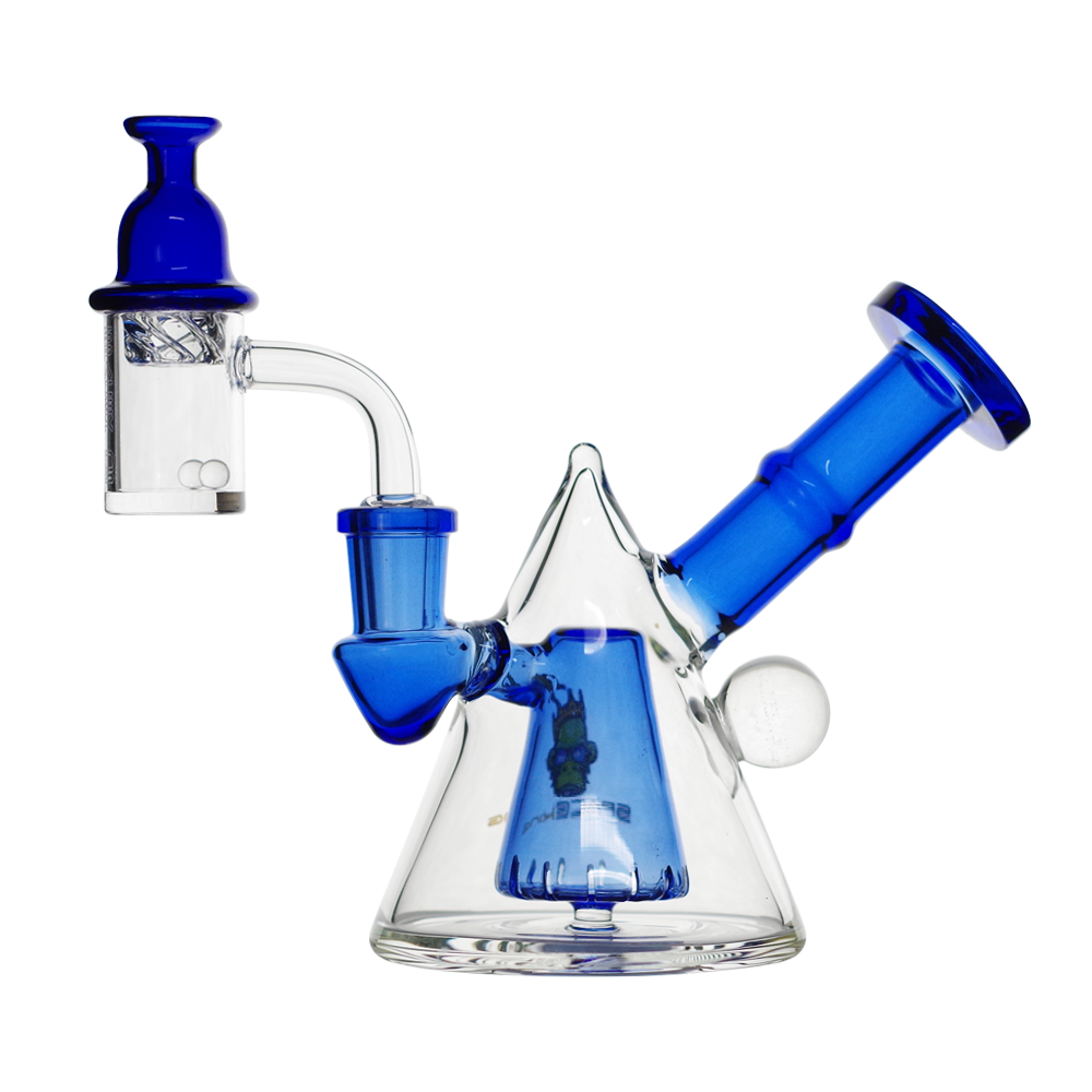 Space King Glass Mini Water Pipe Space Pyramid