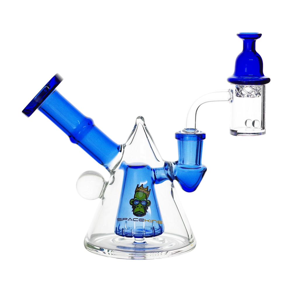Space King Glass Mini Water Pipe Space Pyramid
