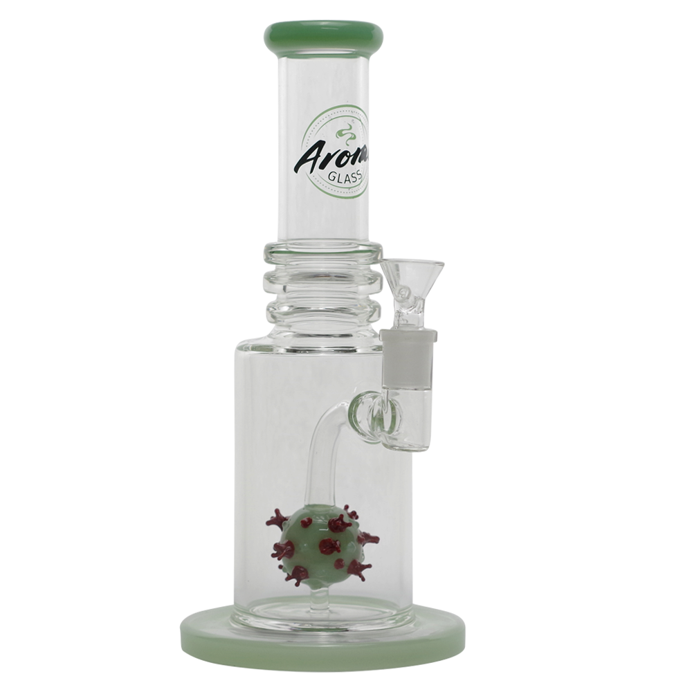 Aroma Glass 10" Water Pipe With Virus Perc