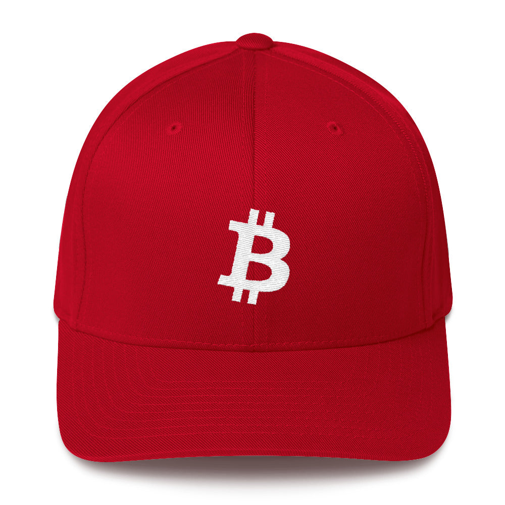 The Bitcoin FlexFit Red Cap