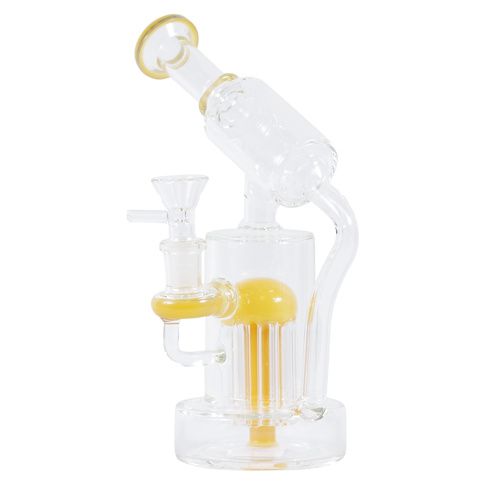 Pulsar Side Oil Can Recycler Water Pipe 7.5"